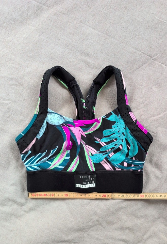 Rockwear Sportsbra, High-Impact, Padded Straps, Size 8 - Activewear