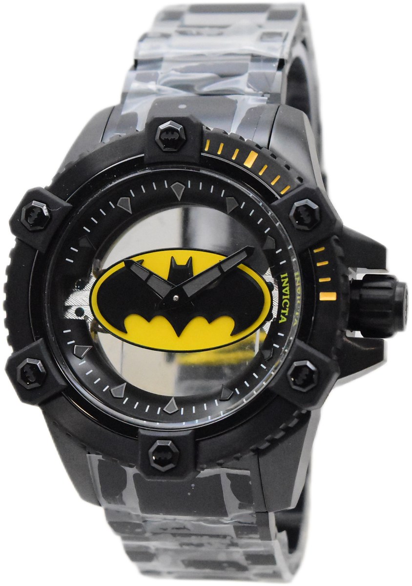 Invicta DC Comics Batman Limited Ed Mens 48mm Mechanical Winding 