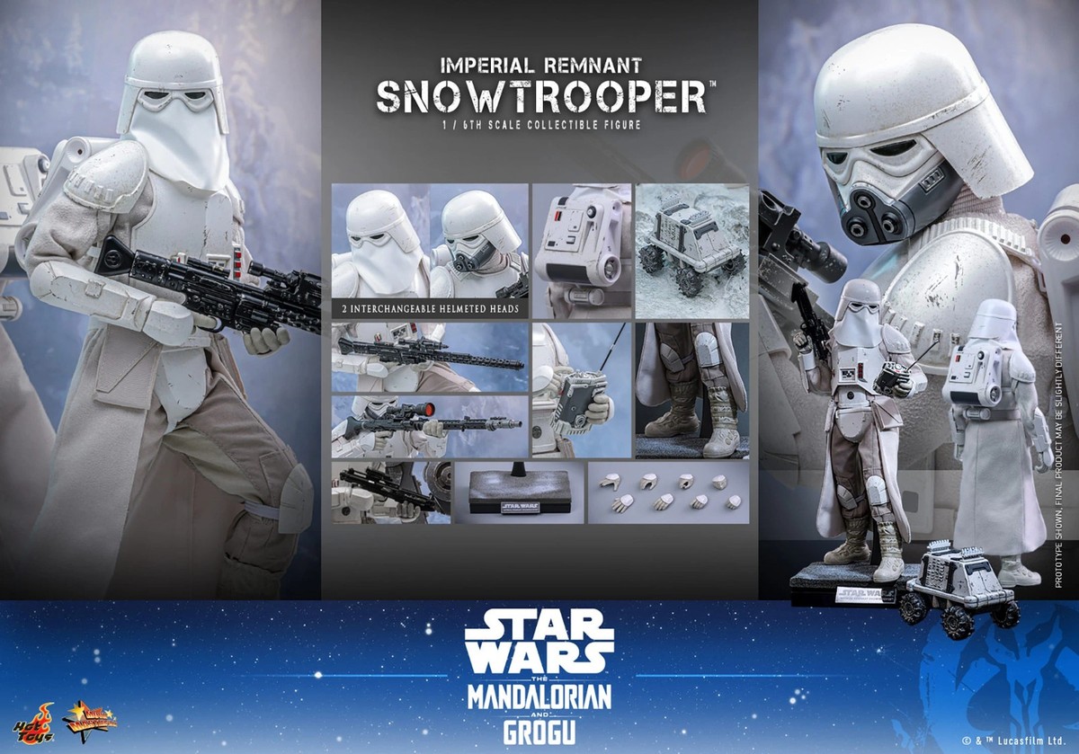Hot Toys MMS838 Star Wars Remnant Snowtrooper 1/6 Scale Figure In