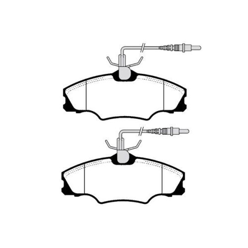 Plaquettes de frein auto Raicam RA.0621.0 pour système de frein à disque Peugeot