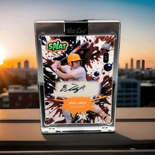 Wild Card Splat Billy Amick Baseball Card 2024 PRC Autographed Numbered 1/1