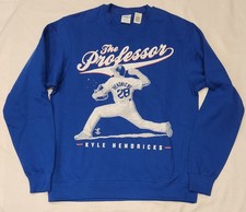 Chicago Cubs Kyle Handricks The Professor Blue Sweatshirt Adult Medium