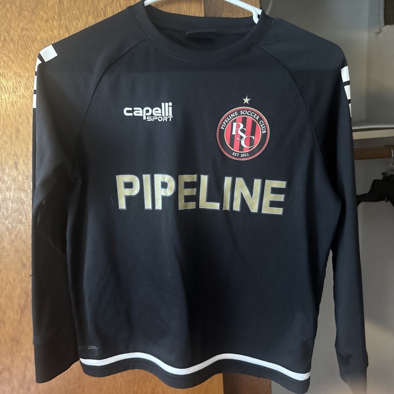 Capelli Sport Pipeline Mens XL Soccer Club shirt long sleeve black