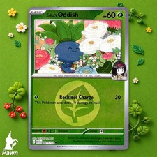 Erika's Oddish 1/217 Eroi Ascesi Pokemon TCG Carta Erba Singola
