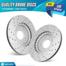 Front Left & Right Side Brake Rotors for Hyun...