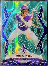2025 Panini Phoenix Football Camryn Bynum #24 Teal Lava #/175 Indianapolis Colts