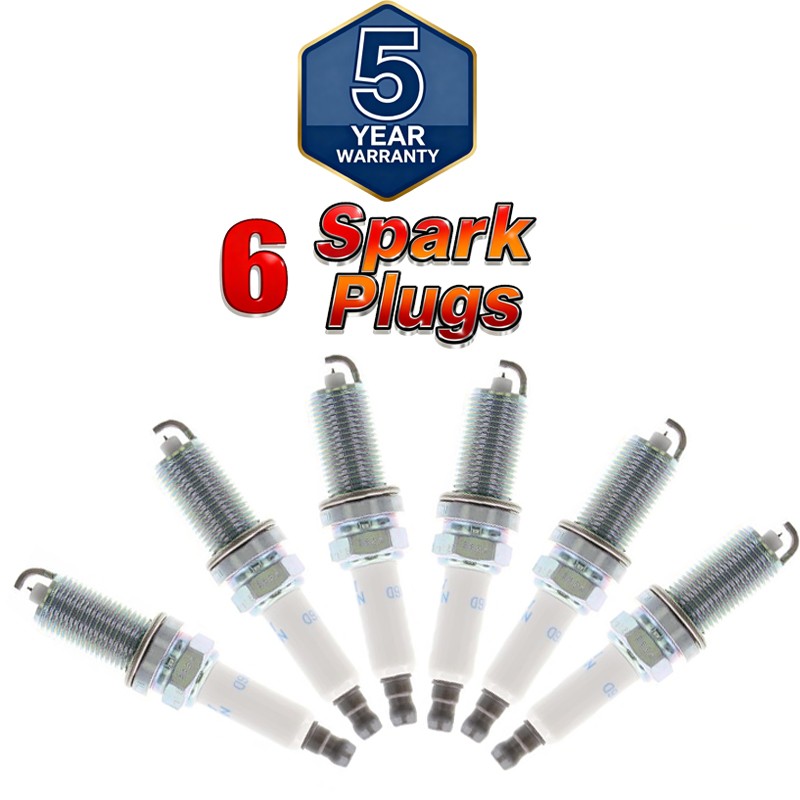NGK Laser Iridium Spark Plugs Set of 6 ILZFR6D11 1208 For BMW E60 E70 E83 E90