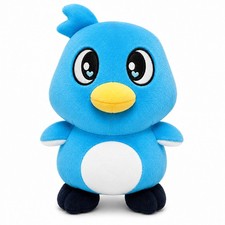 Blue Penguin Plush Toy, 25cm Soft Gaming Character Stuffed Doll, Cute Sibling...