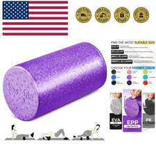 High-Density EPP Round Back Roller Foam, Exercise Foam Roller for Yoga, Pilat...