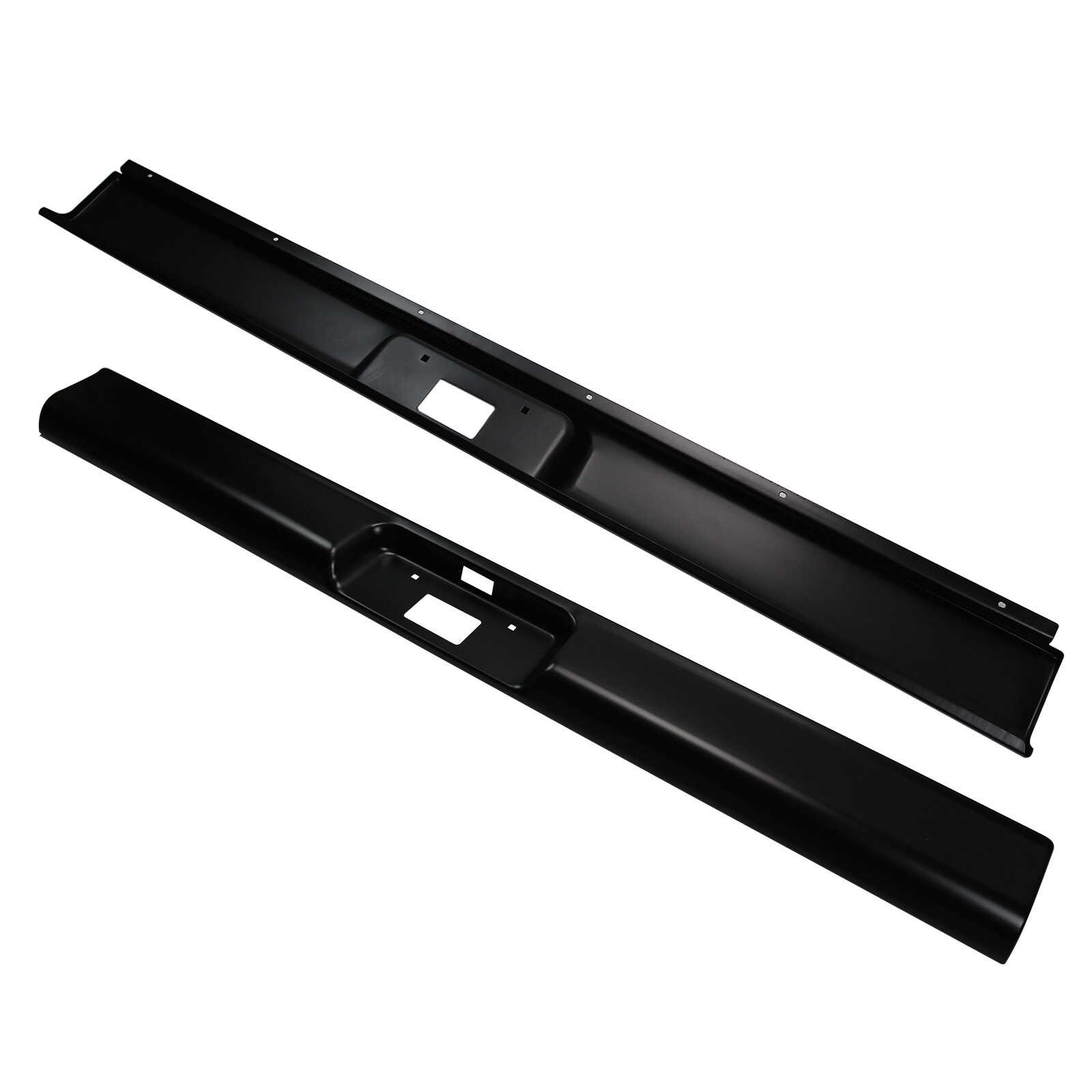 Rear Steel Roll Pan w/License Plate Light For 19731987 Chevy GMC C10