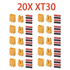20Pcs Male Female Bullet Connectors Plugs XT30 For RC Socket Lipo Battery US