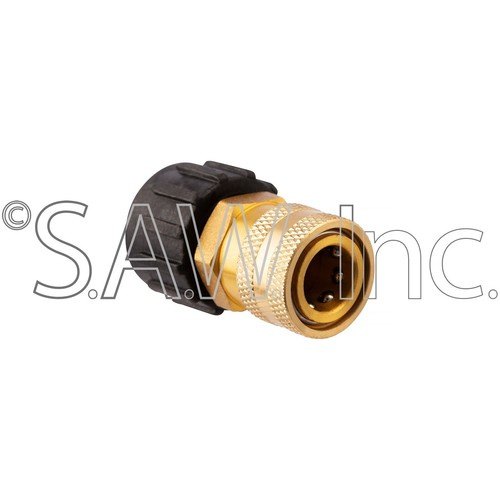 7200068 Simpson OEM Brass 3/8" Female Quick Connect and Female M22 Coupler - Picture 2 of 6