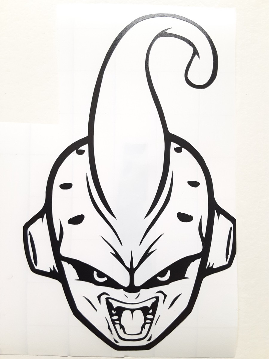 Dragon Ball Z Majin Kid Buu Head Sticker Vinyl Decal Windows