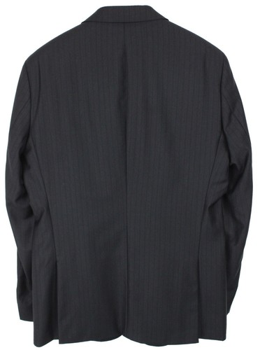 Hugo Boss Huge / Genius Slim Fit Blazer Men US 40R Wool Pinstripe Notch - Picture 2 of 12