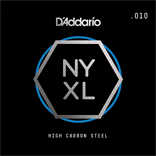D'Addario NYS010 einzelne einfache Stahl-Gitarrensaite 0,010 NYXL elektrisch oder akustisch - Bild 12 von 17