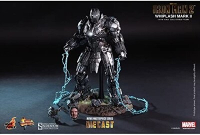 HOT TOYS 1/6 IRON MAN 2 MMS237D06 WHIPLASH MARK II DIECAST ACTION