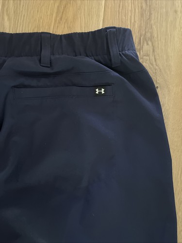 UNDER ARMOUR Mens Navy Blue Golf Pants Size 42 X 32 Lightweight Loose Match - Imagen 6 de 6