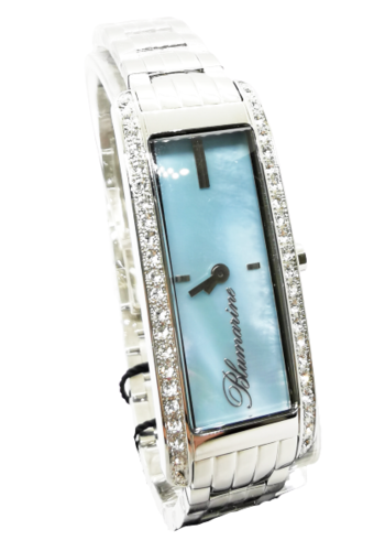 Blumarine Orologio Donna in Acciaio Con Quadrante In Madreperla Blu e  Cristalli | eBay