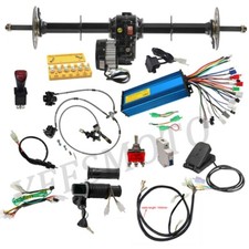 40'' Differential Rear Axle Kit 36v 1000w Motor Full Set For Atv Quad Tractor Us