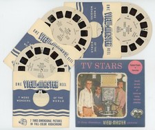 TV Stars 1955 View-Master Reels 745 746 747 and Copy of Envelope Cover