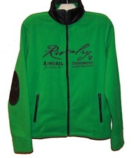 Xios Green Fleec  Men's Full Zipper  Sport Sweater Sz 2XL