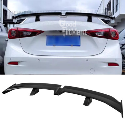55'' Heckspoiler Heckflügel Spoiler Mattschwarz Seagull Pro Style Für Mazda 2 3