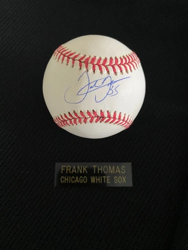 Frank Thomas Autographed Baseball with COA (Chicago White Sox)