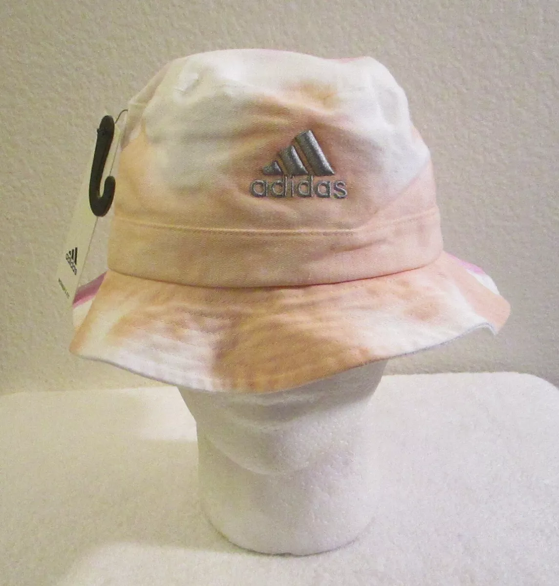 NWT Adidas Womens Color Wash Bucket Hat OSFA Vapor Pink Frost Pink