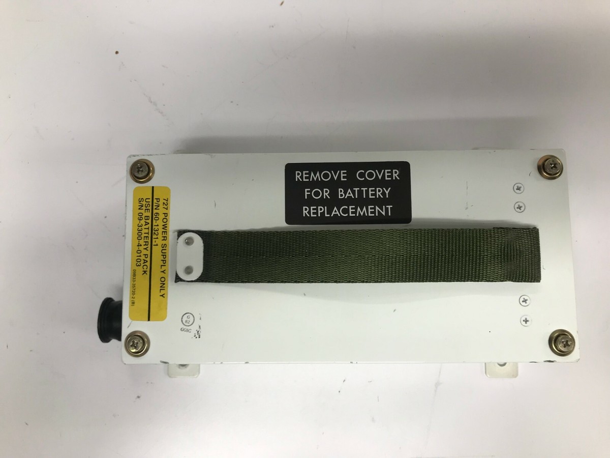 POWER SUPPLY (EMERGENCY) P/N 60-1321-1 (AIRLINE TRACE 8130-3 SV 