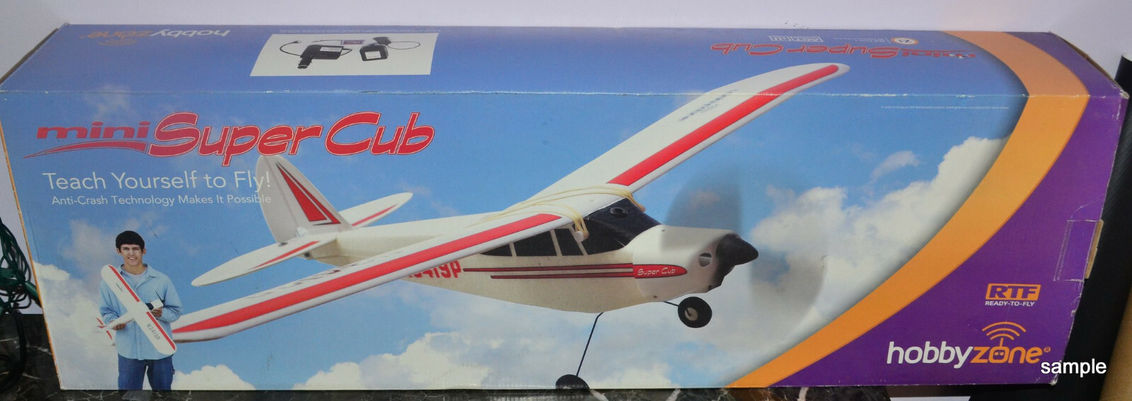 mini super cub rc plane