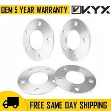 For Ford Mustang 2pcs 1/4" Silver Wheel Spacers 5×4.5" 5×114.3mm 70.5mm M14×1.5