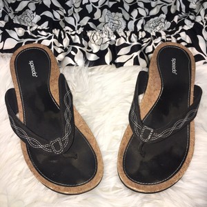 Speedo Women's Solid Jelly Flip Flop - Black and White - Size 10 | eBay