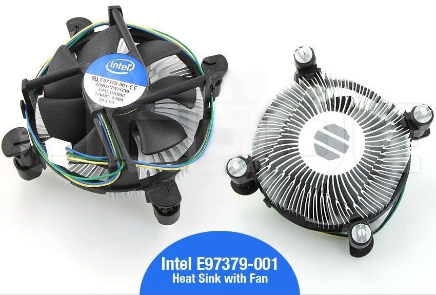 Cooler Ventilateur E97379-001 pour Intel Core i3 i5 i7 LGA 1155 1156 1150  CPU Noir - Cdiscount Informatique