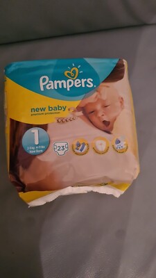 Pampers new baby Gr.1 (2-5kg) *4 Packungen = 92 Stk. !!!* NEU OVP