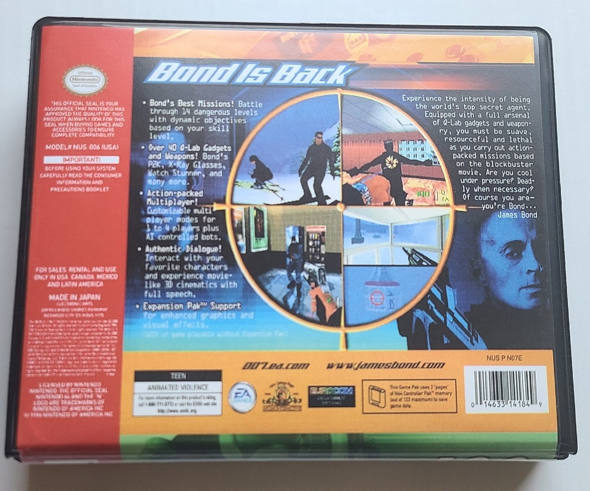 The World Is Not Enough【中古美品・N64北米版】 James Bond 007 The World is not Enough N64 - Nintendo 64