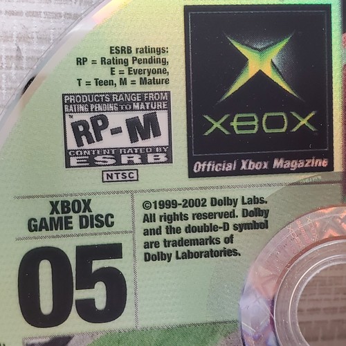 NOVEMBER 2002 OFFICIAL XBOX DEMO DISC Only #12 SEGA GT 2002 Rare - Picture 2 of 4