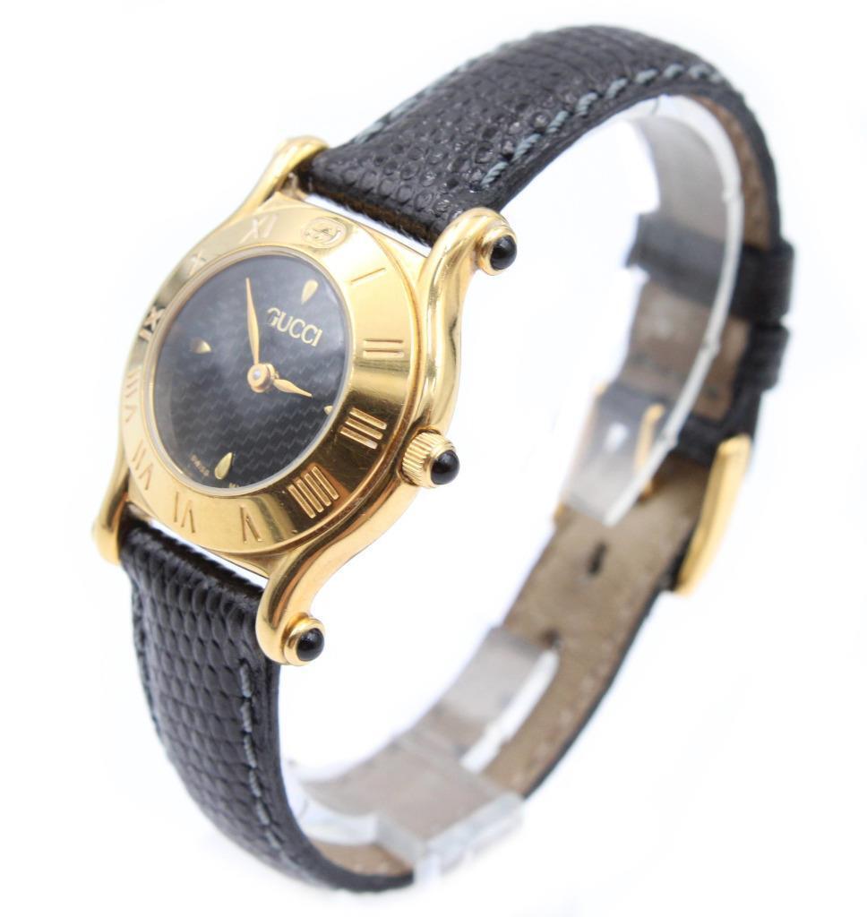 GUCCI 6500L Ladies Gold Plated Quartz Leather Band Swiss GUCCI 6500L Ladies Gold Plated Quartz Leather Band Swiss