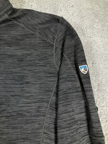 KÜHL Men’s ALLOY™ 1/4 Zip Long Sleeve Graphite Pullover Athletic Layer SZ Large - Picture 3 of 12