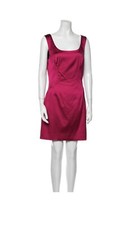 Dolce & Gabbana Scoop Neck Pink Mini Dress Sz S Womens