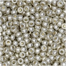 Miyuki Round Seed Beads Size 11/0 23.5GM Duracoat Galvanized Silver 11-4201-5