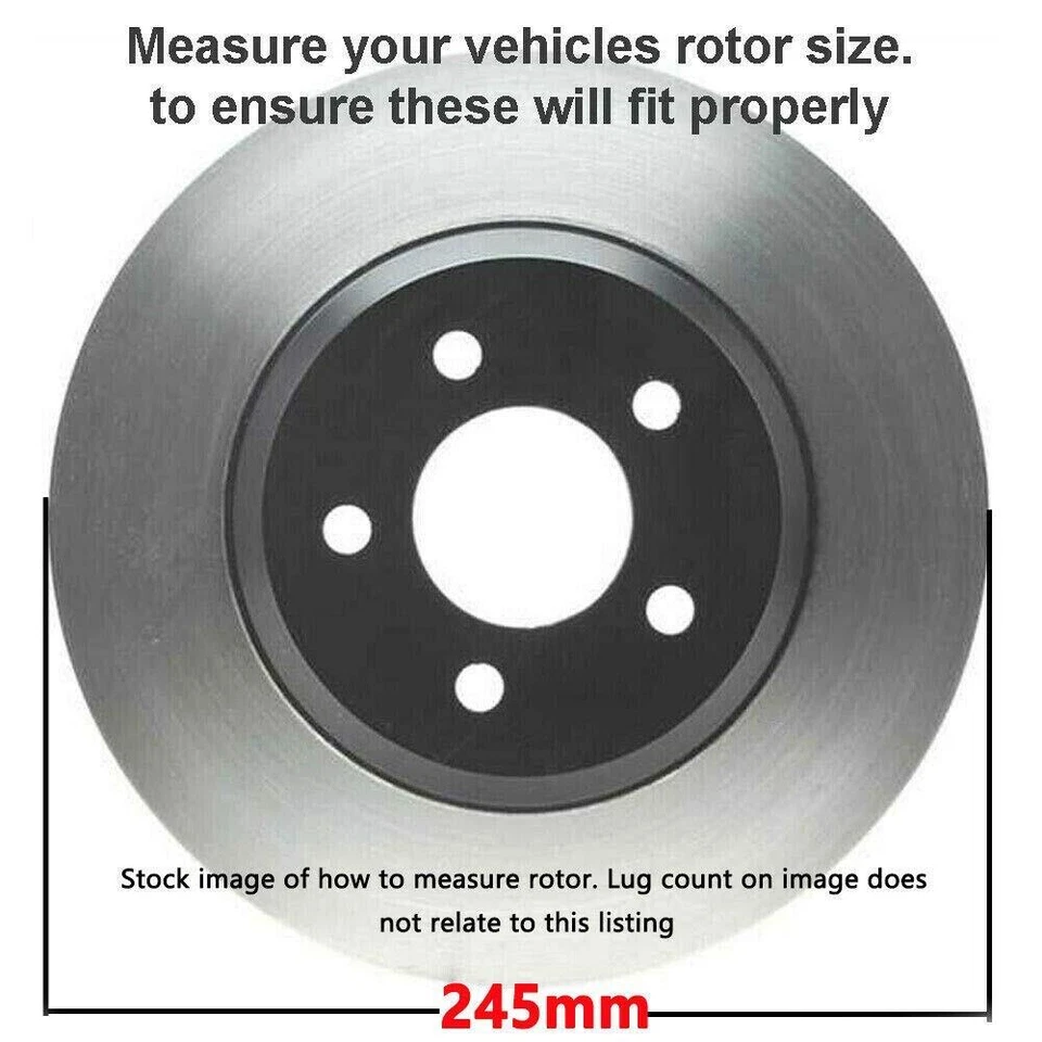 Rotores de freno traseros perforados y ranurados de 9,65" para Audi A4 Quattro Volkswagen Passat Foto 3 de 4
