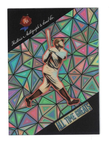 2024 HISTORIC AUTOGRAPHS ALL TIME GREATS BABE RUTH STAINED GLASS 9/25 YANKEES