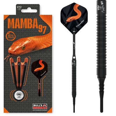 Bull's Darts - Mamba 97 M2 97% Tungsten 16g 18g 20g (Soft Dart) NEU