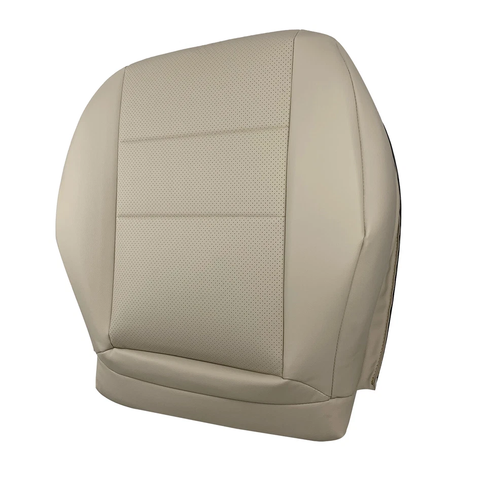 fits 2008 - 2014 Mercedes Benz C250 C300 C350 Driver Bottom Seat Cover Ivory - Image 4 of 4