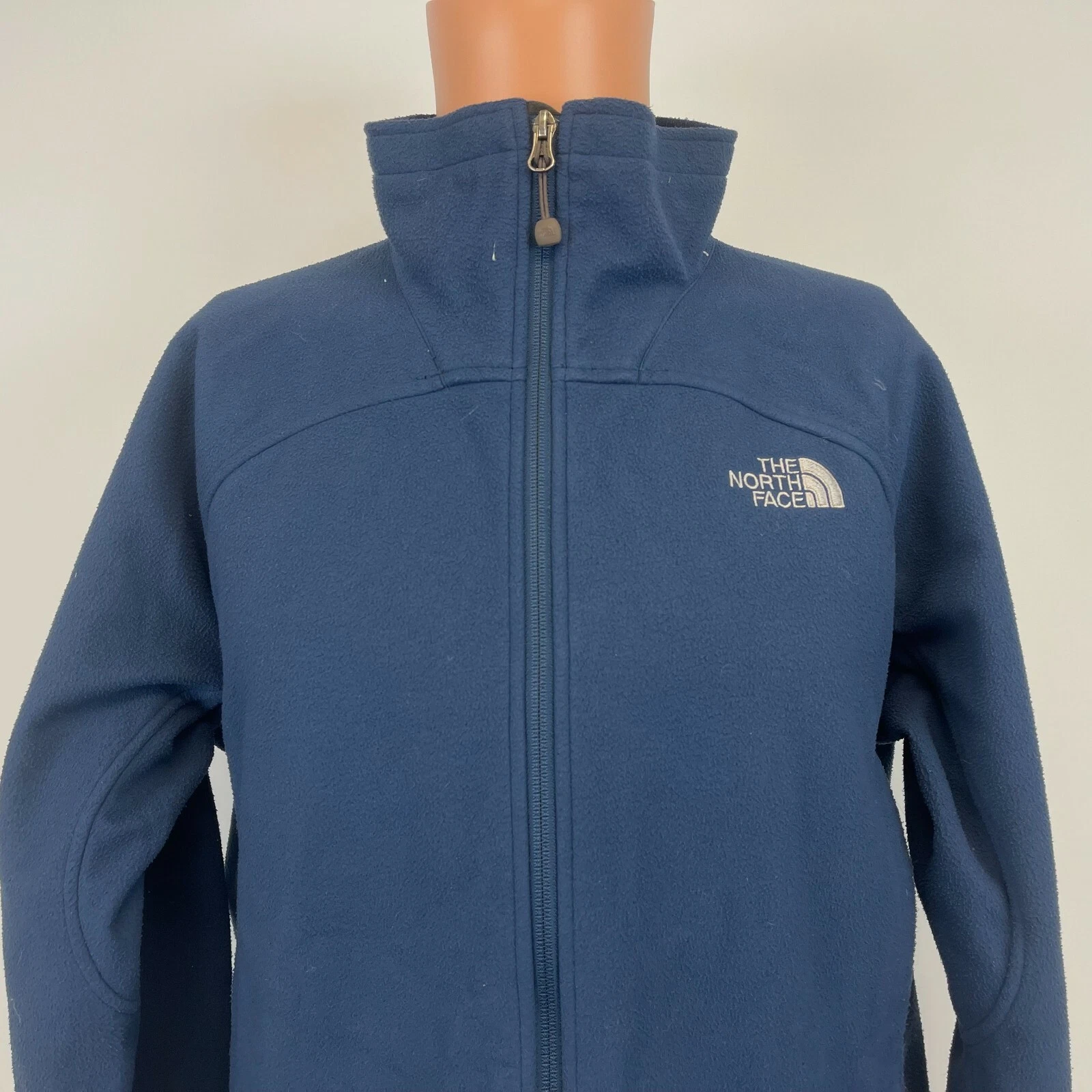 The North Face Windwall Fleece Jacket Water Resistant Blue Size L