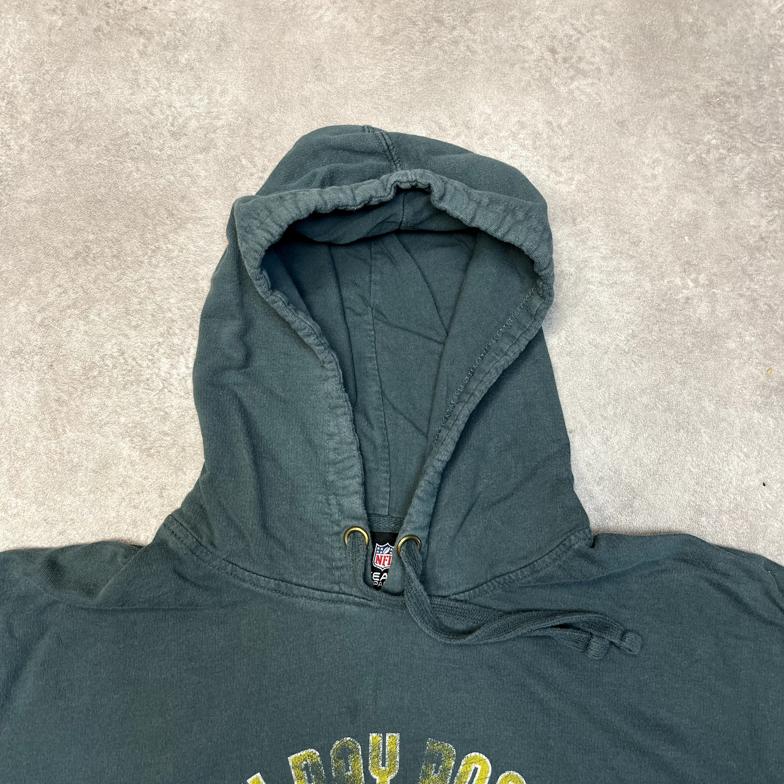 NFL Green Bay Packers Hoodie Mens Football Sports Pull Over, Green, 2XL image 3