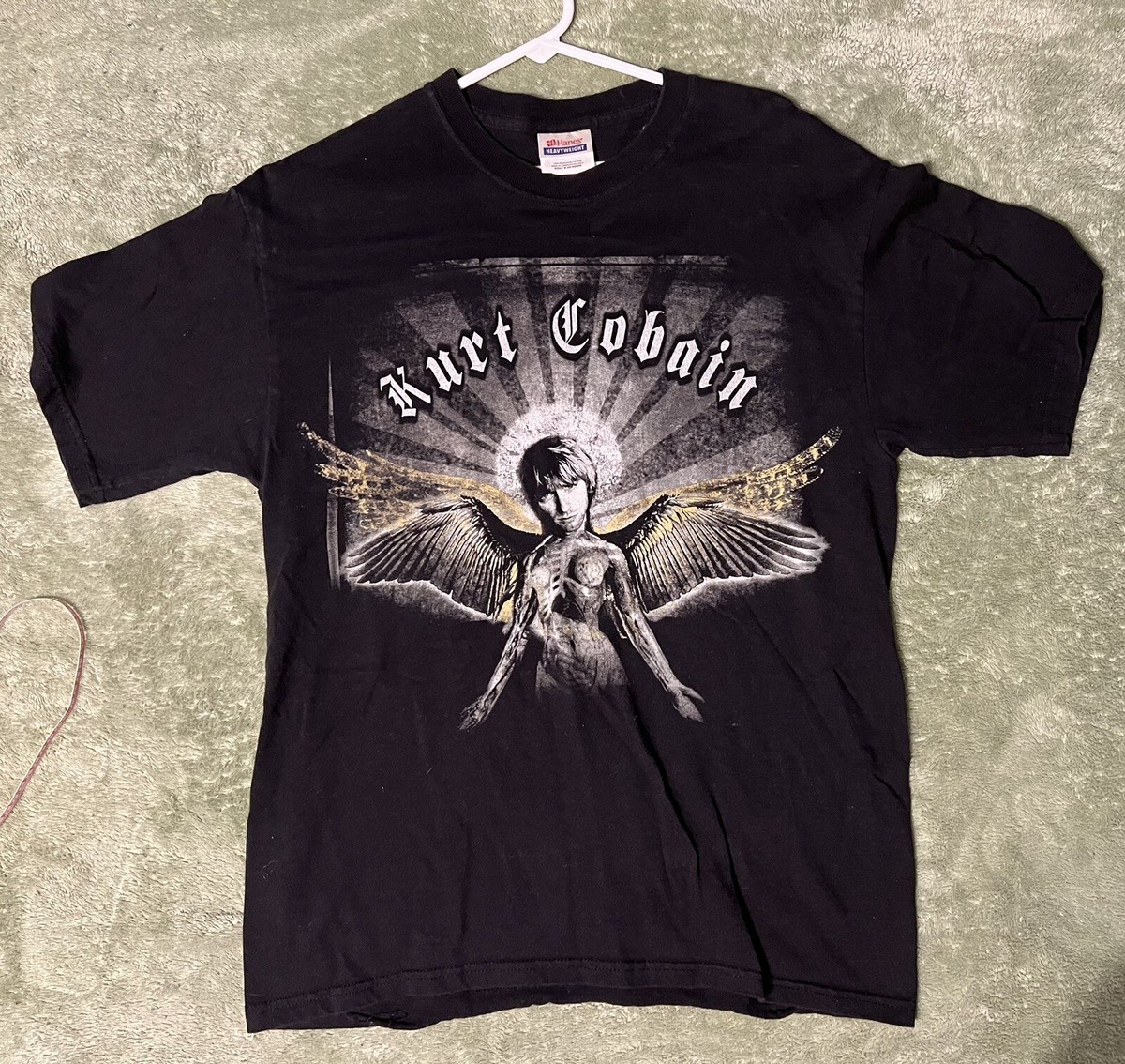 Vintage 2000s Kurt Cobain Memorial Nirvana Tee Shirt Band Grunge