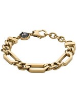 Diesel DX1471710 Damen Armband Edelstahl Schwarz 21 Cm