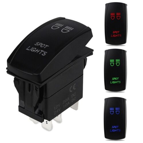 5 Pins LED Light Control Rocker Switch for ATV UTV ARB Carling Truck Boat Marine - Picture 22 of 31