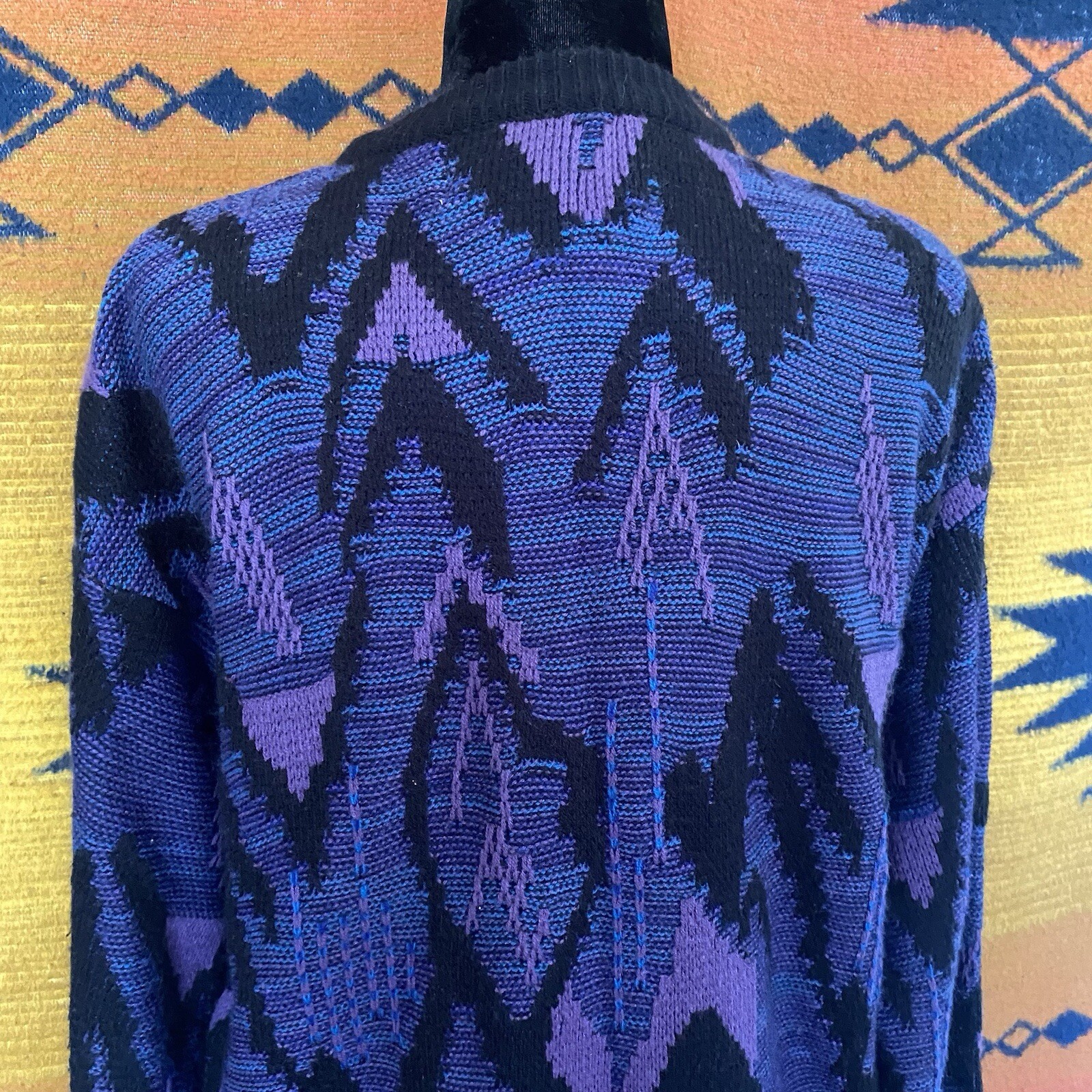 Vintage Chartwell Button Up Cardigan Sweater. Medium. Acrylic. Unisex. R.O.C. image 5